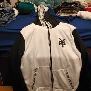 Zoo York jacket (white & black)
